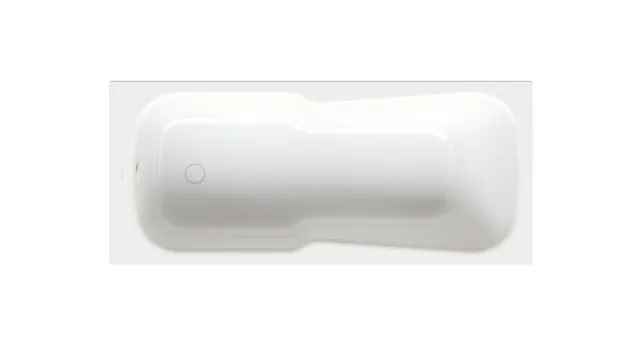 Bette BetteSet Badewanne Rechteck 1600x700x380 mm Weiß glasierter Titan-Stahl Einbau Unterbau Bade-Duschkombination 1-Sitzer
