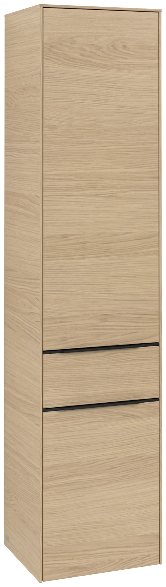 Villeroy & Boch Hochschrank mit Schublade „Subway 3.0“ 40 × 171 × 36,2 × 36,2 cm 2 Türen, 1 Auszug, 1 × fixer Fachboden, Anschlag: rechts, 3 × Glasfachboden, 2 Türen, Anschlag rechts