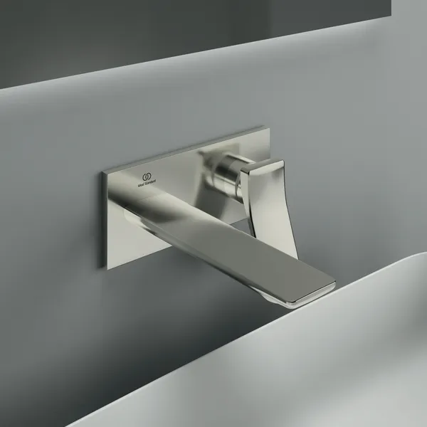 Ideal Standard Wand-Waschtischarmatur Conca Arm A7371GN Silver Storm Ideal Standard Wand-Waschtischarmatur Conca Arm A7371GN Silver Storm