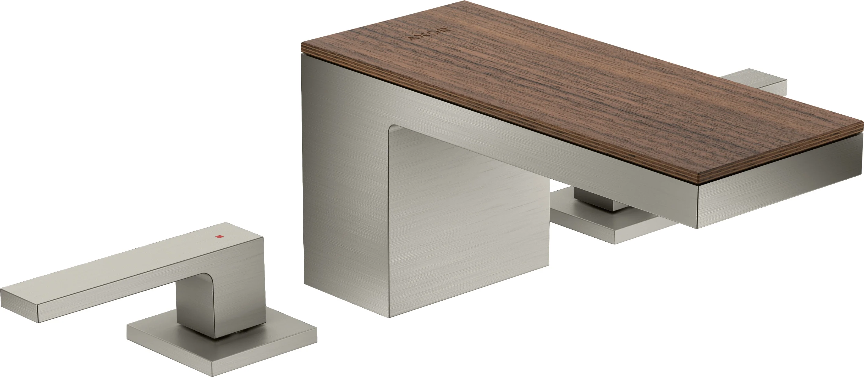 Hansgrohe AXOR MyEdition Platte 200 mm, Amerikanischer Nussbaum, abnehmbar Hansgrohe AXOR MyEdition Platte 200 mm, Amerikanischer Nussbaum, abnehmbar