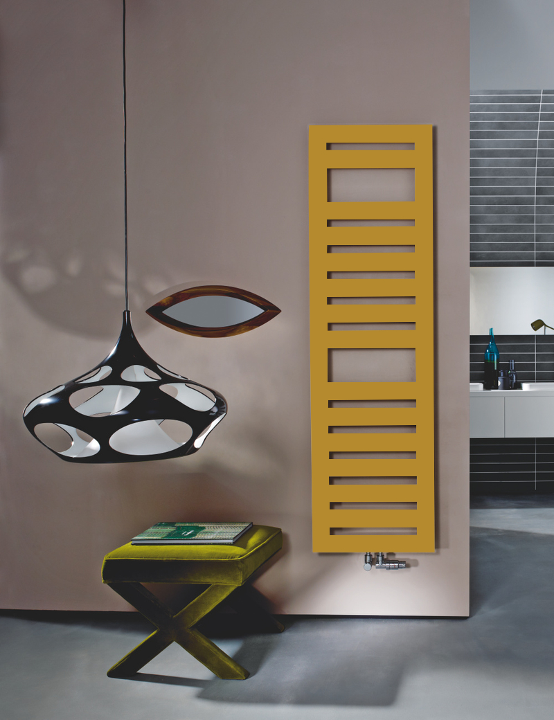 Zehnder Design-Handtuchwärmer „Metropolitan Spa“ 40 × 175 cm in Grey Aluminium (glänzend)