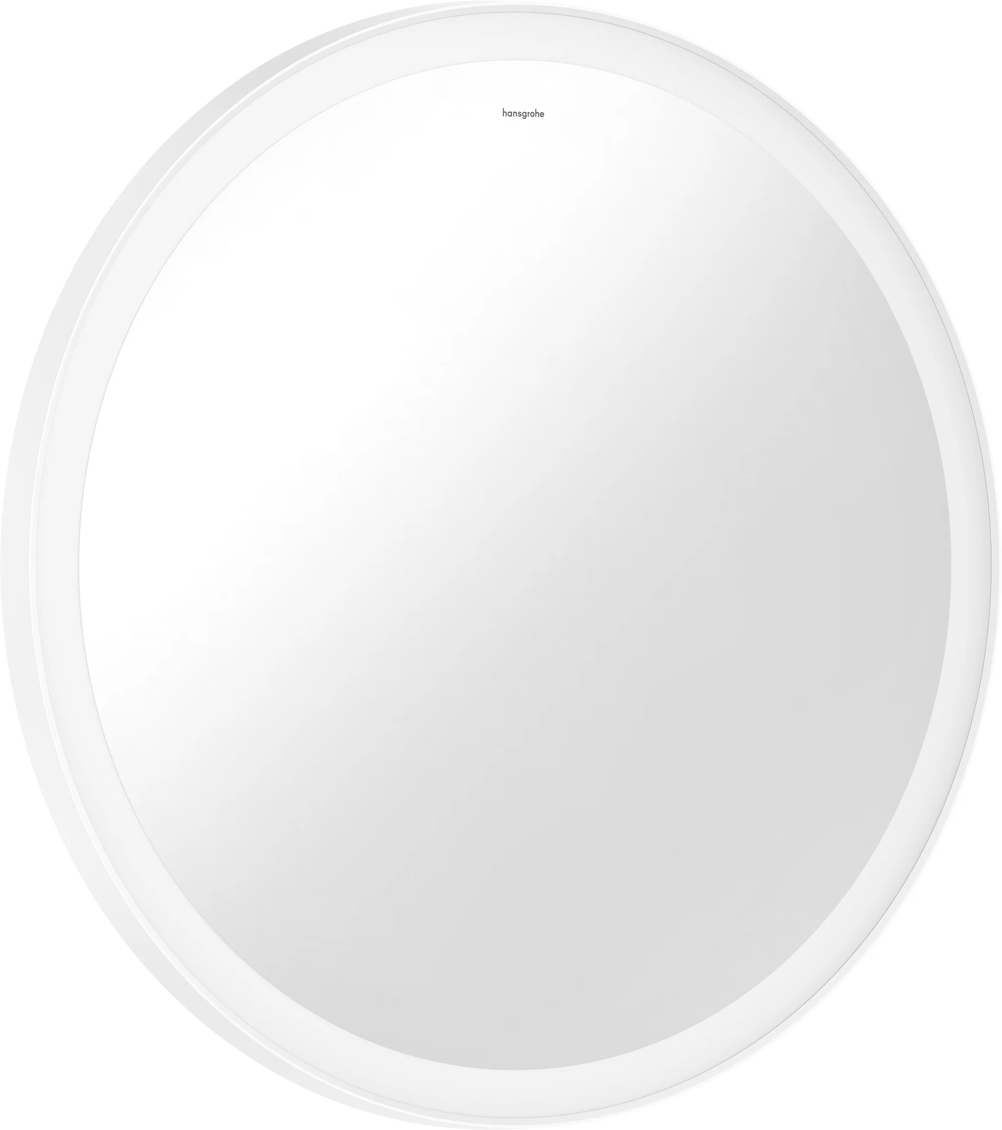 Hansgrohe Xarita Lite S Spiegel mit runder LED-Beleuchtung Mattweiß 700x700x30 mm
