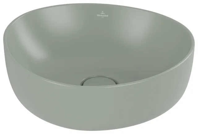 Villeroy & Boch Aufsatzwaschtisch „Antao“ 400 × 395 × 150 mm, ohne Hahnlochbohrung in Morning Green Villeroy & Boch Aufsatzwaschtisch „Antao“ 400 × 395 × 150 mm, ohne Hahnlochbohrung in Morning Green