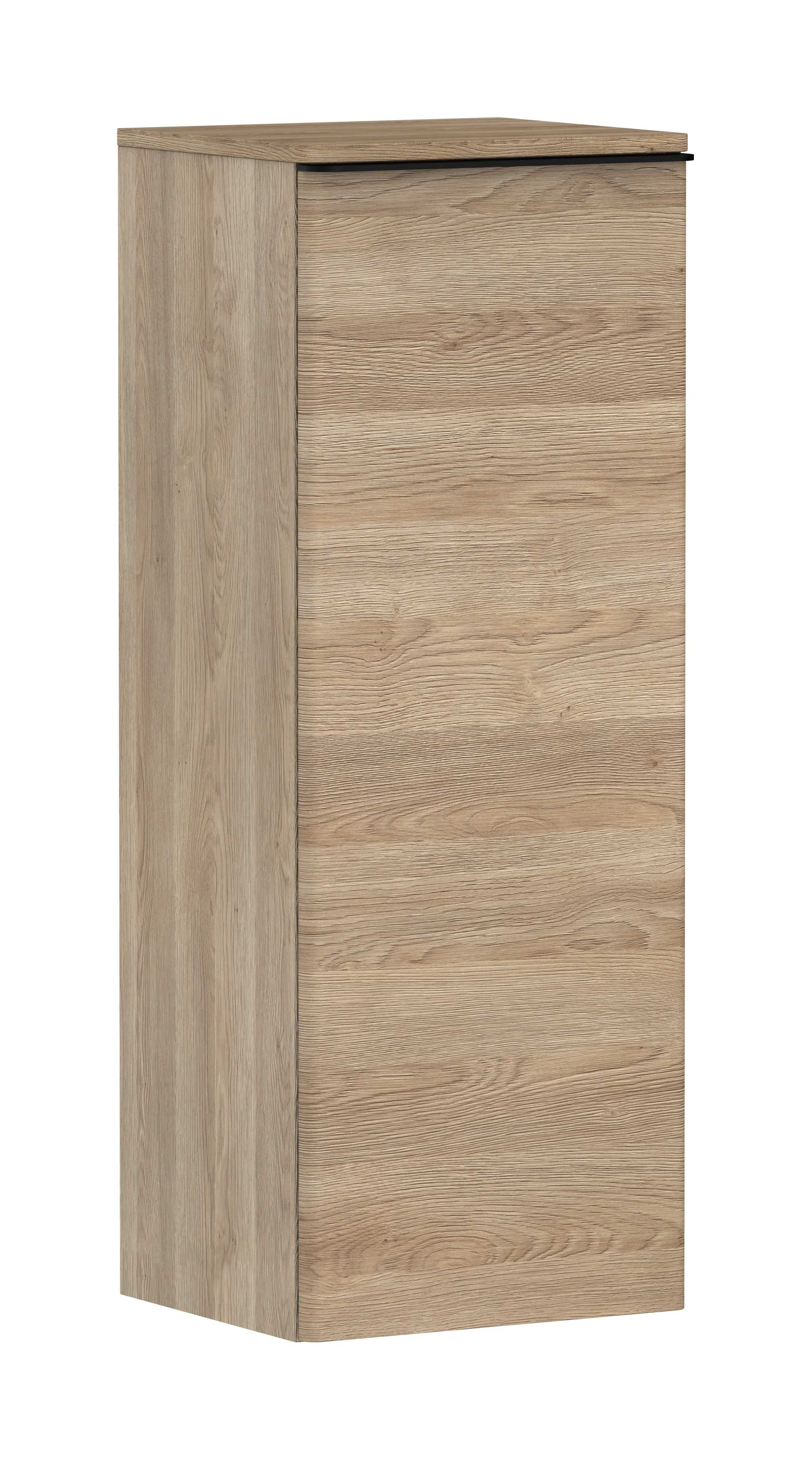 Hansgrohe Xelu Q Halbhochschrank Eiche Natur, 400x350 mm, Türanschlag links, mattschwarze Griffe Hansgrohe Xelu Q Halbhochschrank Eiche Natur, 400x350 mm, Türanschlag links, mattschwarze Griffe