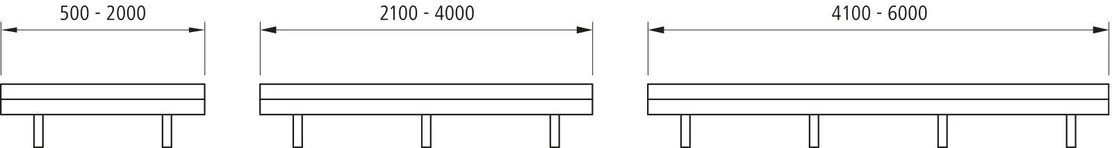 Kermi Bankkonsole für Konvektoren Typ 32/33, 1310 x 250 mm in weiß