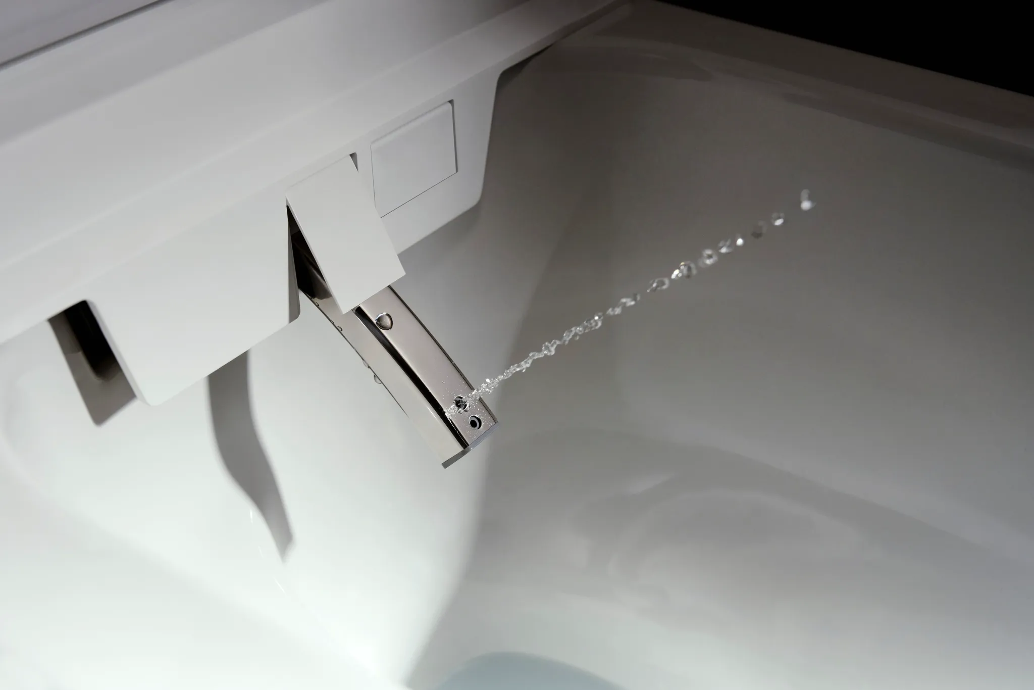 Hansgrohe LavaPura Element S Wand-Dusch-WC Komplett Set AquaHelix Flush, SmartClean, HygieneEffect, Weiß Hansgrohe LavaPura Element S Wand-Dusch-WC Komplett Set AquaHelix Flush, SmartClean, HygieneEffect, Weiß