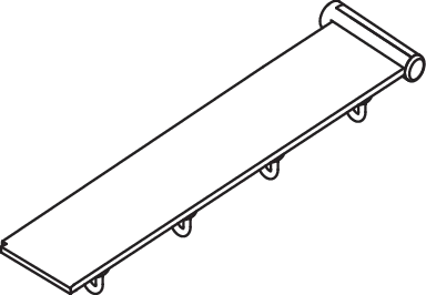 HEWI Ablage in 60,8 cm