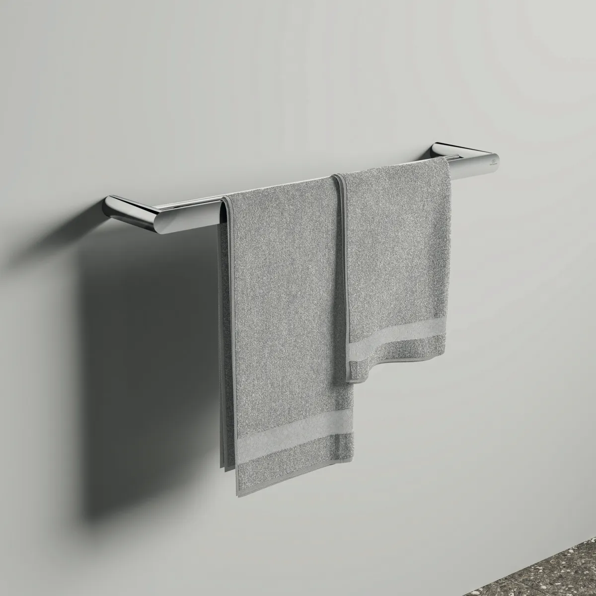 Ideal Standard doppelte Handtuchhalter Conca, rund, 600mm, Chrom Ideal Standard doppelte Handtuchhalter Conca, rund, 600mm, Chrom