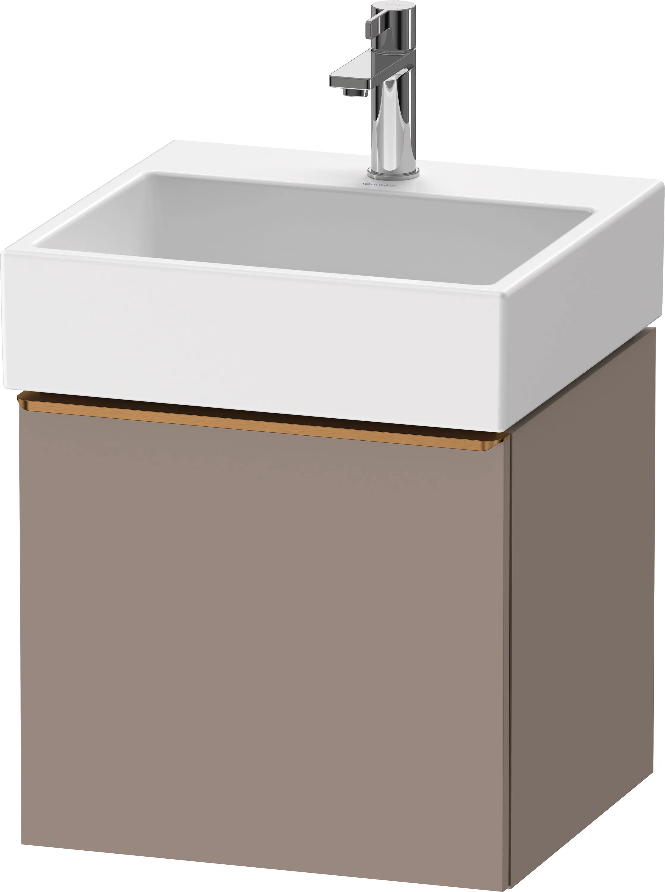 Duravit Waschtischunterschrank wandhängend „D-Neo“ 48,4 × 44 × 44,2 cm Basalt Matt