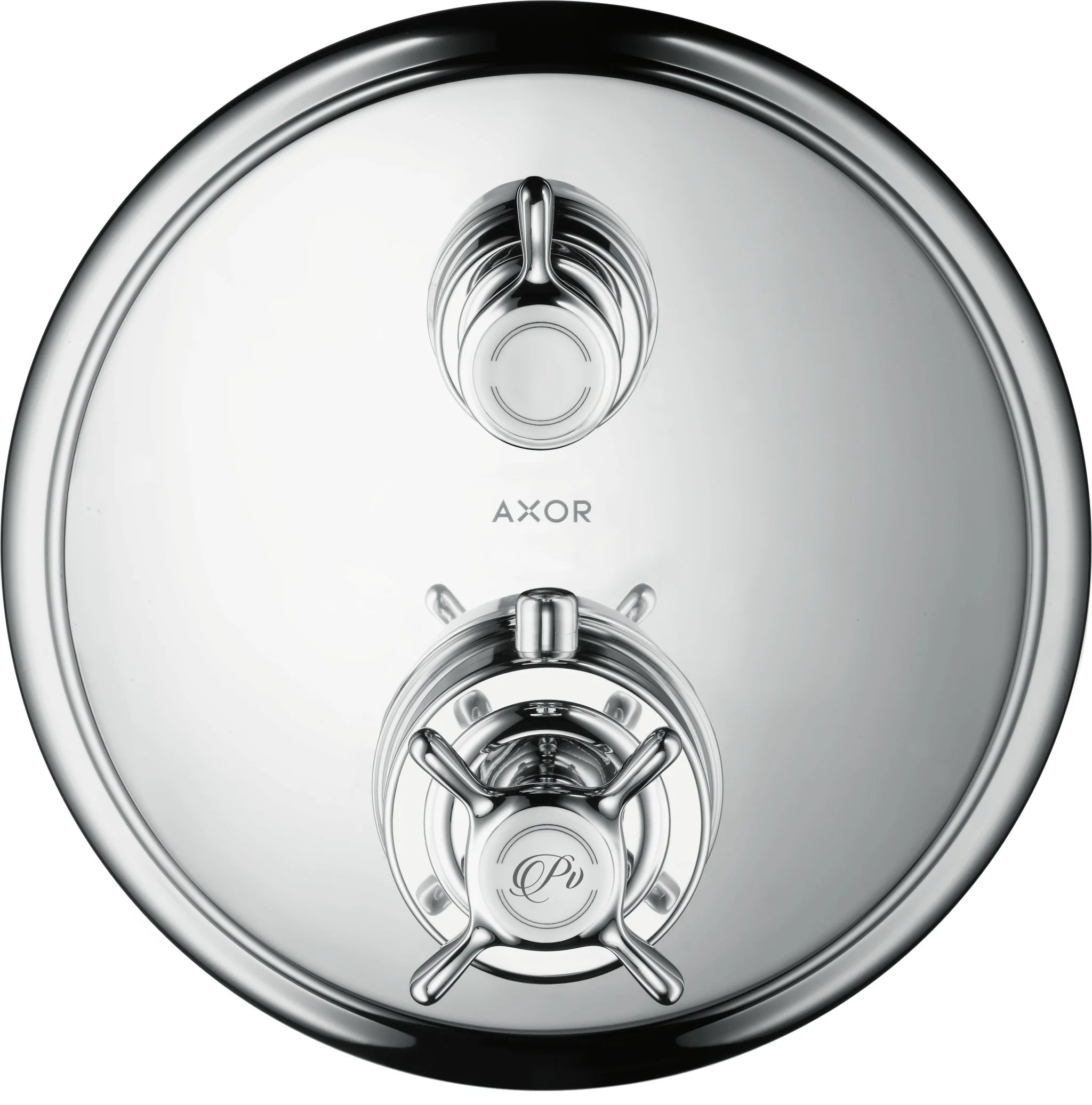 Hansgrohe AXOR Montreux Thermostat Unterputz, Chrom, 2 Verbraucher, max. Durchfluss 29 l/min, einstellbare Temperaturbegrenzung, Rückflussverhinderer, Schalldämpfer