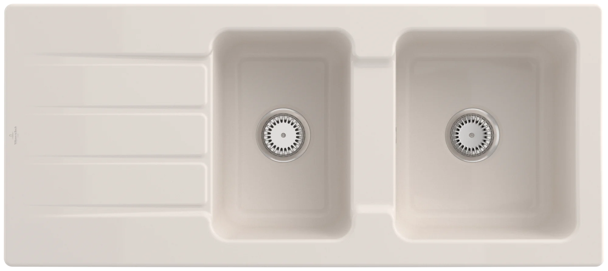 Villeroy & Boch Architectura 80 Einbauspüle, 1160x510mm, Keramik, Crema CeramicPlus Villeroy & Boch Architectura 80 Einbauspüle, 1160x510mm, Keramik, Crema CeramicPlus