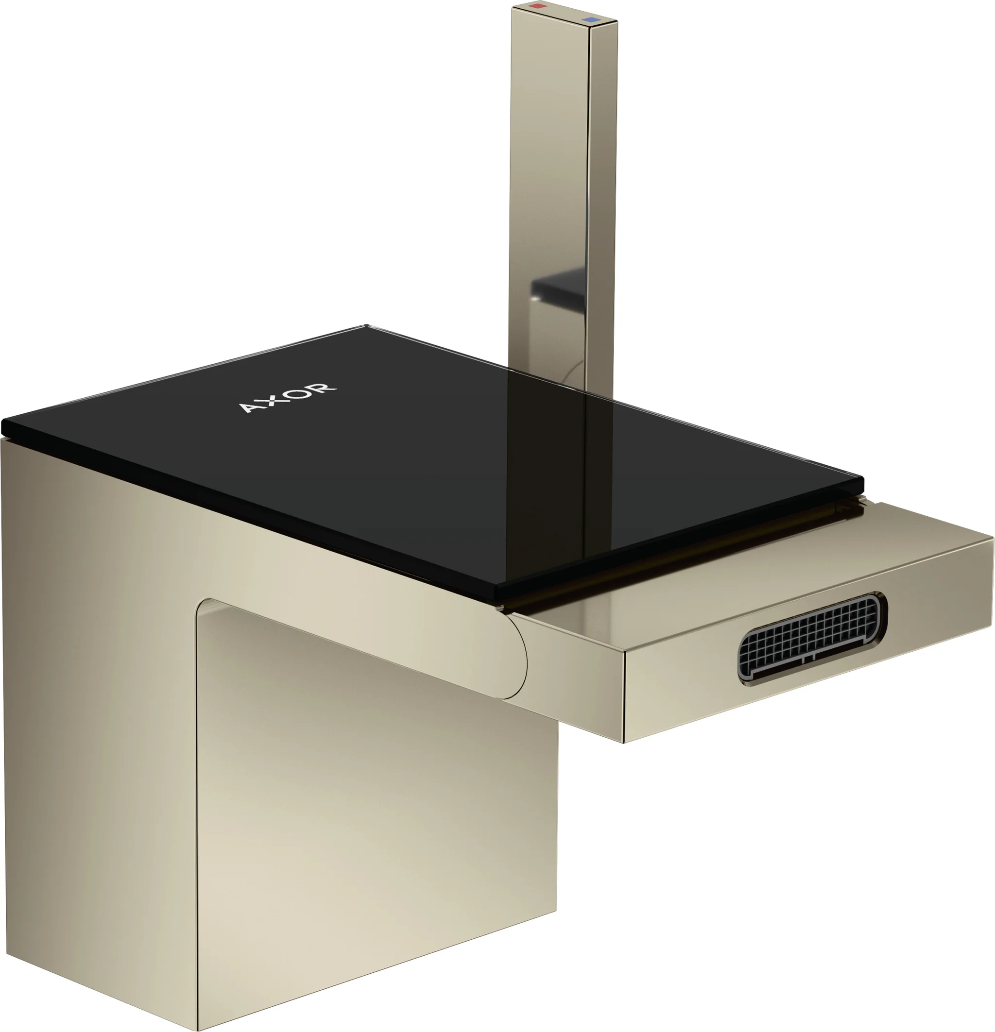 Hansgrohe AXOR MyEdition Platte 117 mm Glas schwarz abnehmbar Hansgrohe AXOR MyEdition Platte 117 mm Glas schwarz abnehmbar