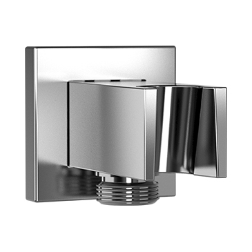 HSK Wandanschlussbogen Eckig Ausladung 76 mm in chrom HSK Wandanschlussbogen Eckig Ausladung 76 mm in chrom