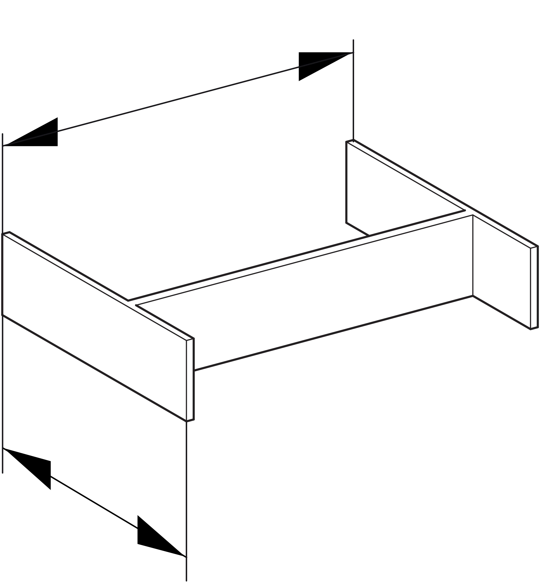 KEUCO Möbelinnenausstattung „Edition 400“ 215 × 80 × 372 mm KEUCO Möbelinnenausstattung „Edition 400“ 215 × 80 × 372 mm