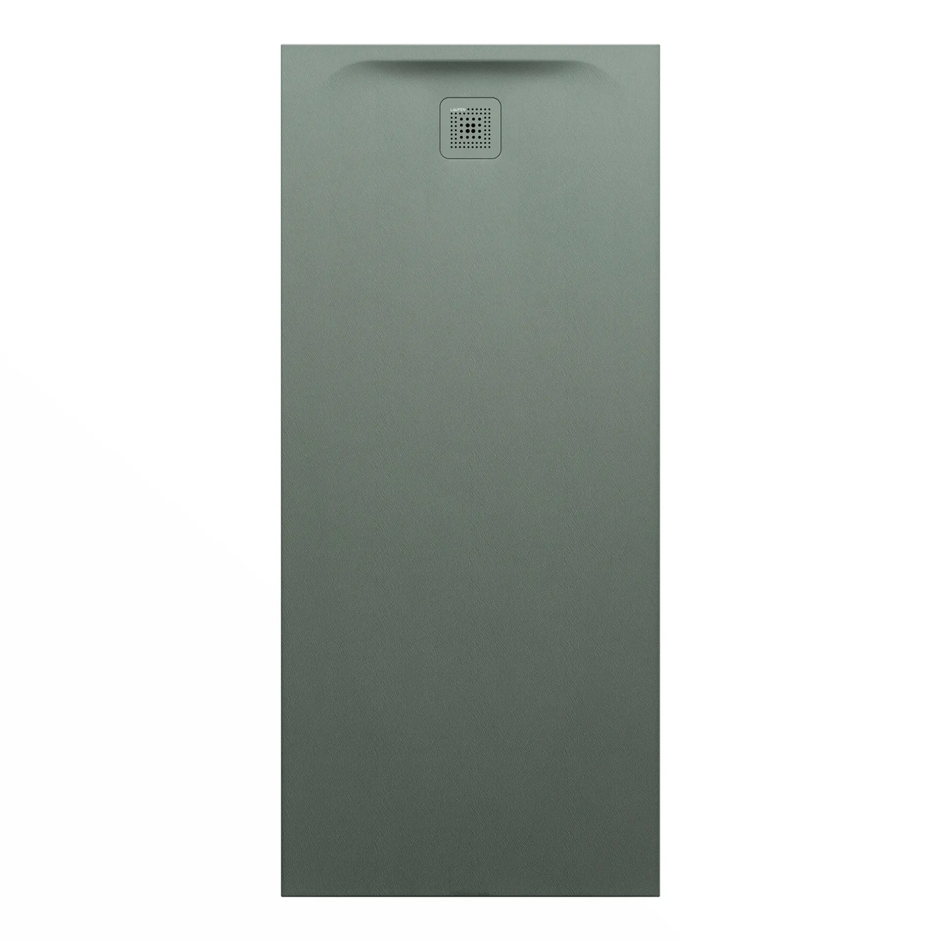 Laufen rechteck Duschwanne „Pro“ Ablauf kurze Seite 1800 × 800 mm in Betongrau