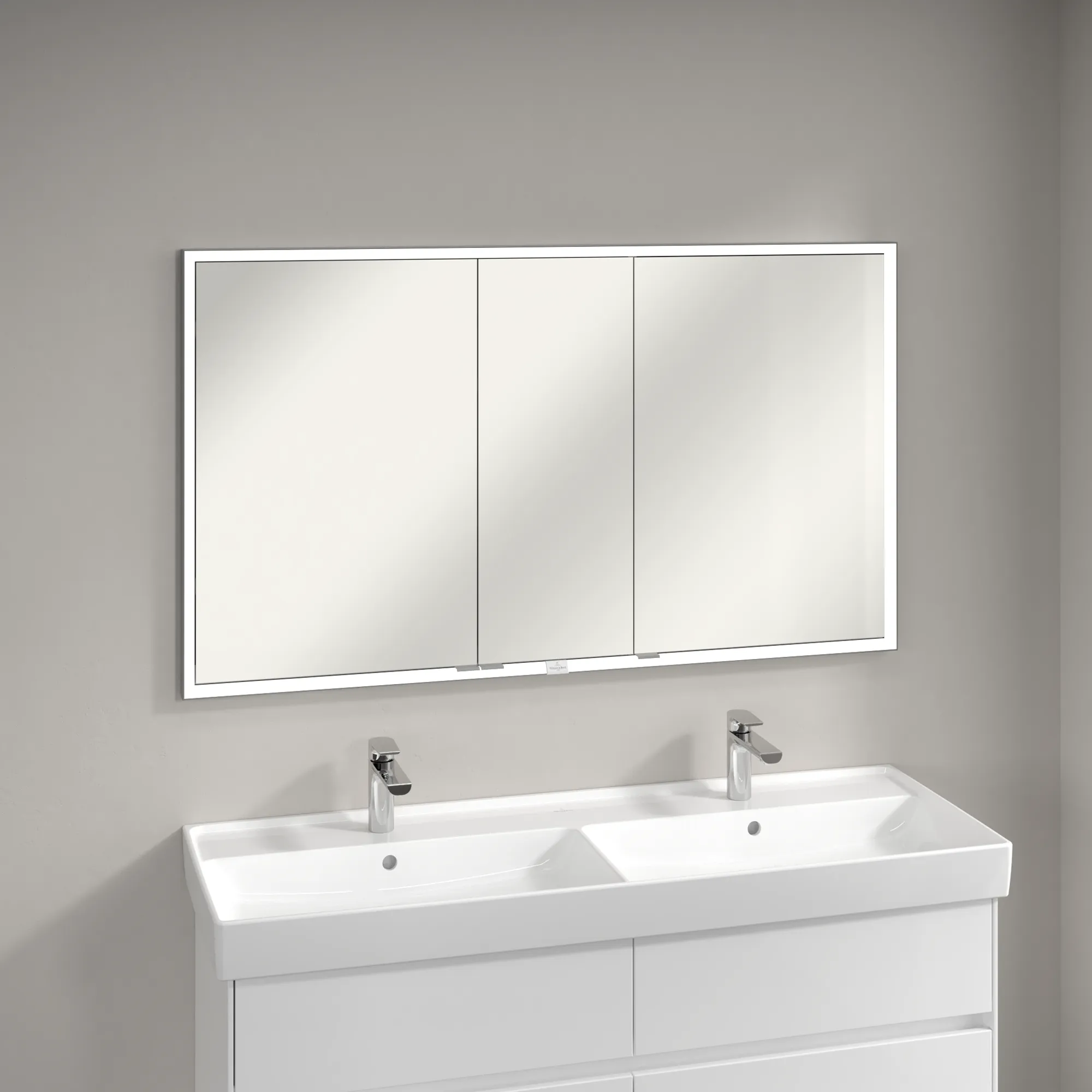Villeroy & Boch Einbau-Spiegelschrank „My View Now“ 1300 × 750 × 168 mm in White Matt Villeroy & Boch Einbau-Spiegelschrank „My View Now“ 1300 × 750 × 168 mm in White Matt