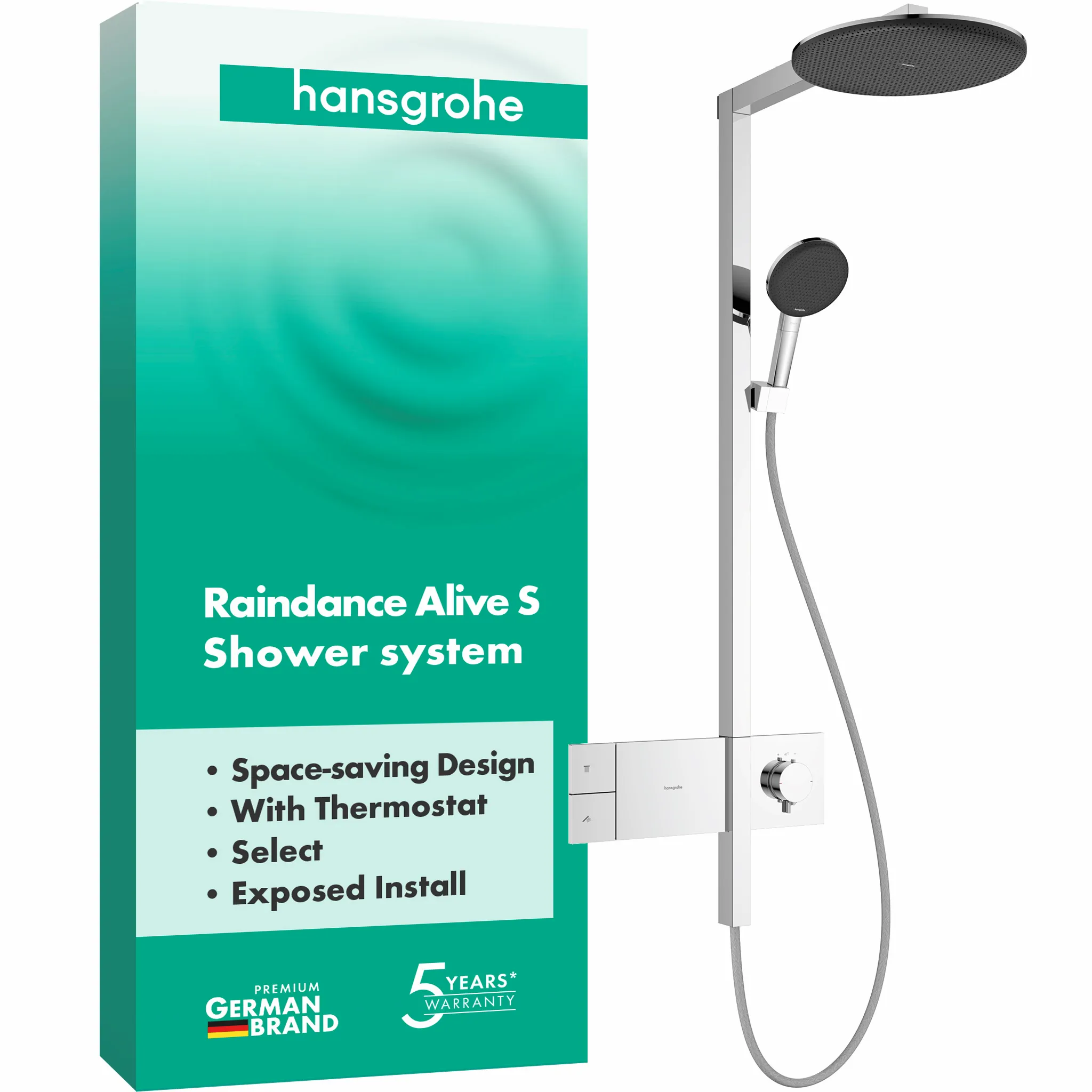 Hansgrohe Raindance Alive S Showerpipe 300 1jet mit ShowerSelect Comfort, Chrom Hansgrohe Raindance Alive S Showerpipe 300 1jet mit ShowerSelect Comfort, Chrom