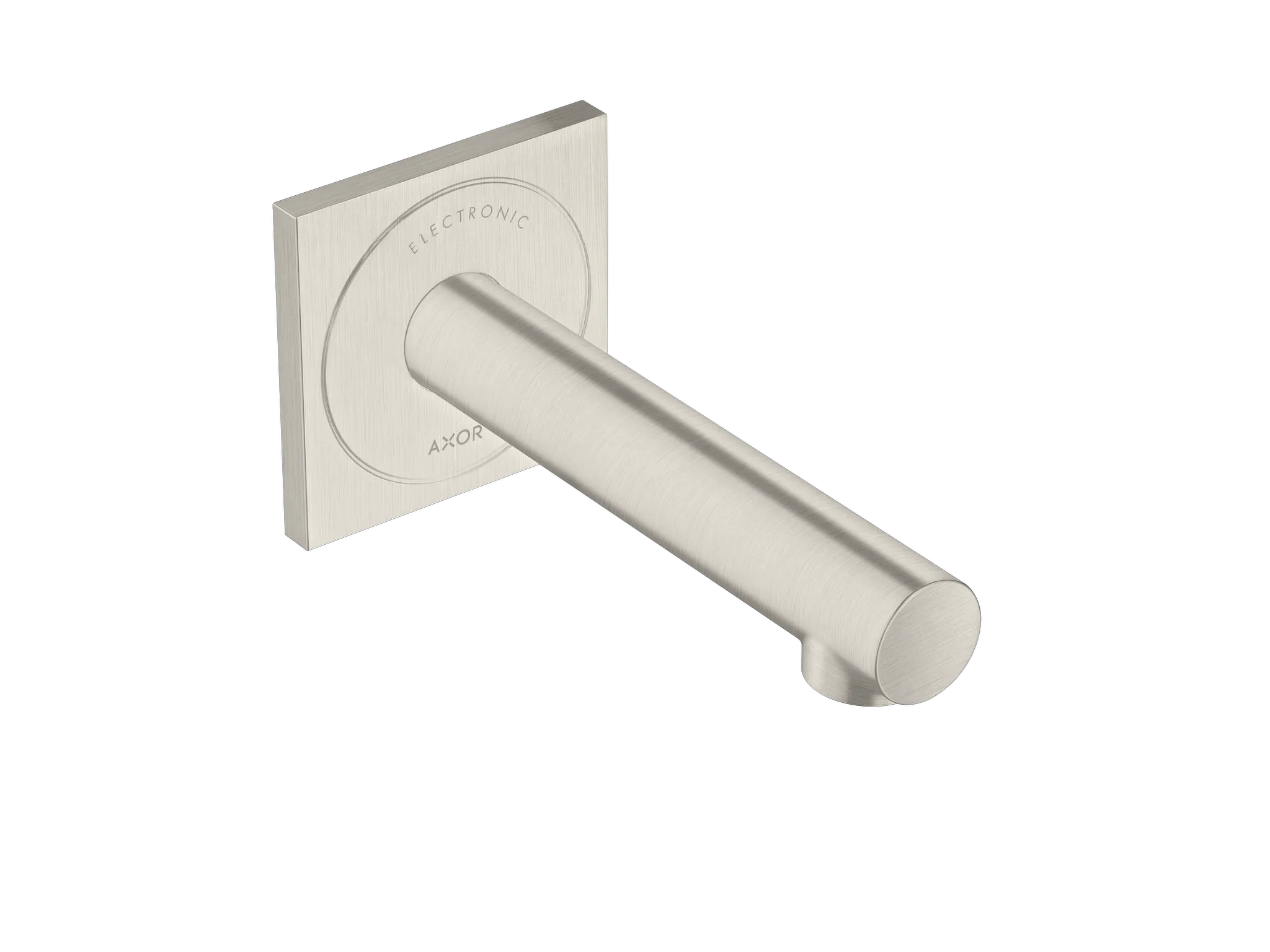 Hansgrohe AXOR Uno Elektronik-Waschtischmischer Unterputz für Wandmontage Edelstahl Optic Hansgrohe AXOR Uno Elektronik-Waschtischmischer Unterputz für Wandmontage Edelstahl Optic