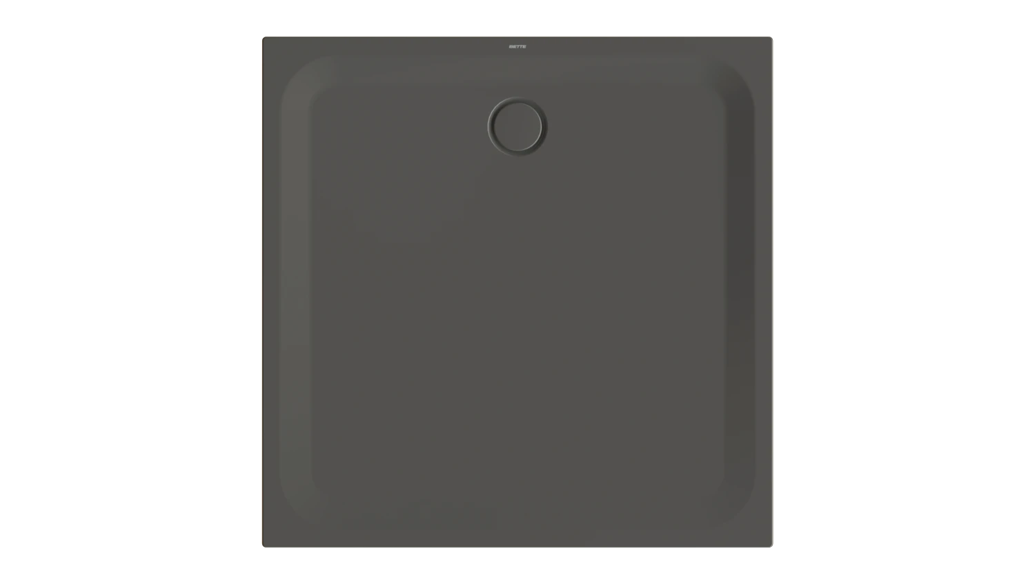 Bette quadrat Duschwanne „BetteUltra“ 1200 × 1200 mm mit BetteAntirutsch Pro, ohne Oberflächenveredelung, mit Minimum-Wannenträger, in Anthracite Bette quadrat Duschwanne „BetteUltra“ 1200 × 1200 mm mit BetteAntirutsch Pro, ohne Oberflächenveredelung, mit Minimum-Wannenträger, in Anthracite
