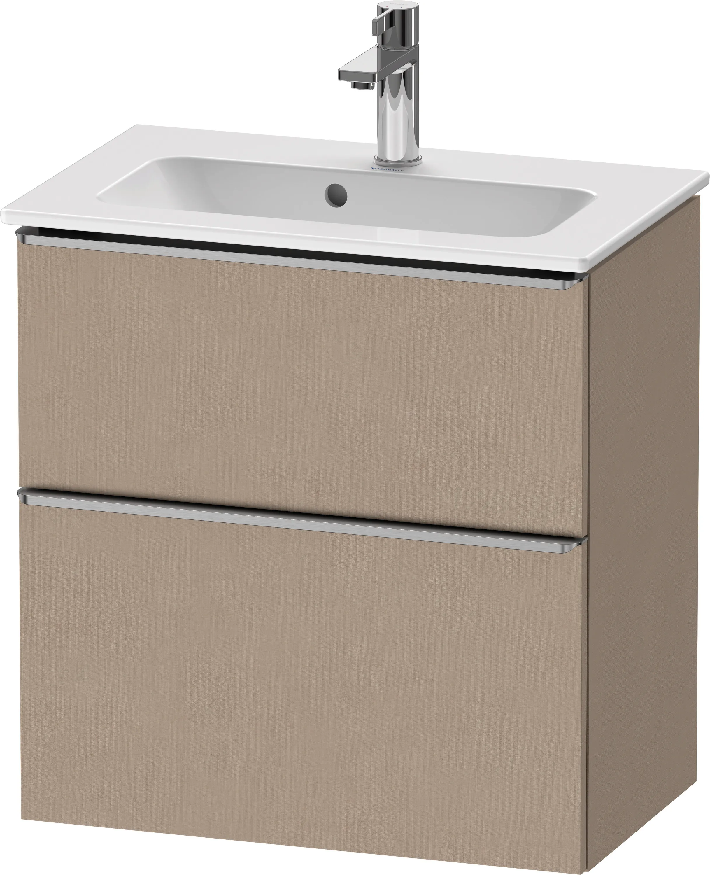 Duravit Waschtischunterschrank wandhängend „D-Neo“ 61 × 62,5 × 37,2 cm Leinen