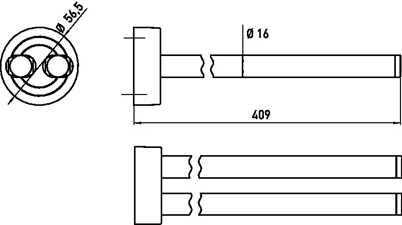 polo Handtuchhalter schwenkbar 2-armig, 410 mm, chrom polo Handtuchhalter schwenkbar 2-armig, 410 mm, chrom