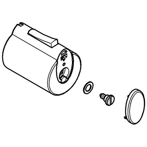 Temperaturwählgriff 47739, für Grohtherm 1000 nach 2006 Temperaturwählgriff 47739, für Grohtherm 1000 nach 2006