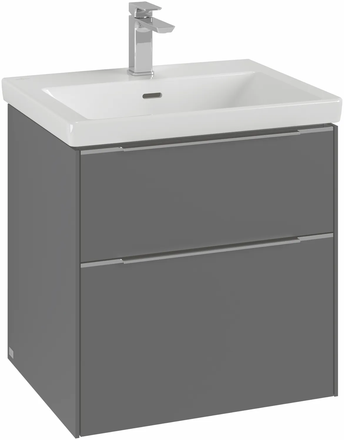 Villeroy & Boch Waschtischunterschrank „Subway 3.0“ für Schrankwaschtisch 572 × 576 × 478 mm Pure White, für Becken mittig