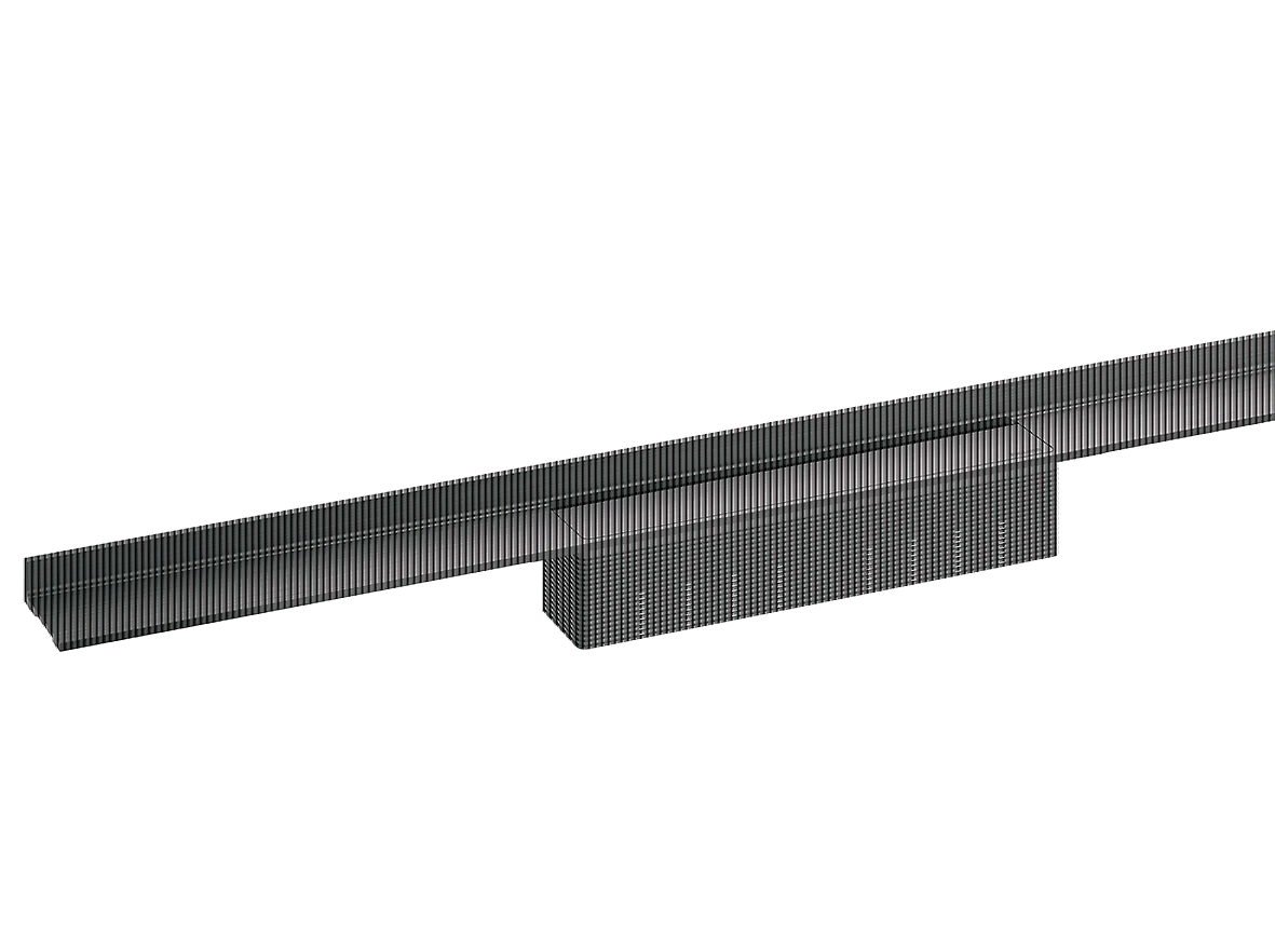 Duschrinne CeraWall Select schwarz matt, 1200 mm