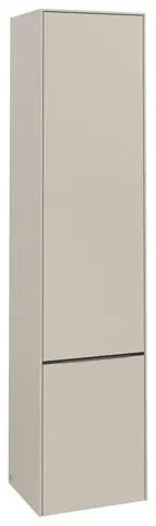 Villeroy & Boch Hochschrank „Subway 3.0“ 40 × 171 × 36,2 × 36,2 cm 2 Türen, 1 × fixer Fachboden, Anschlag: rechts, 4 × Glasfachboden, 2 Türen, Anschlag rechts