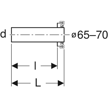 Geberit Anschlussstutzen Geberit Anschlussstutzen