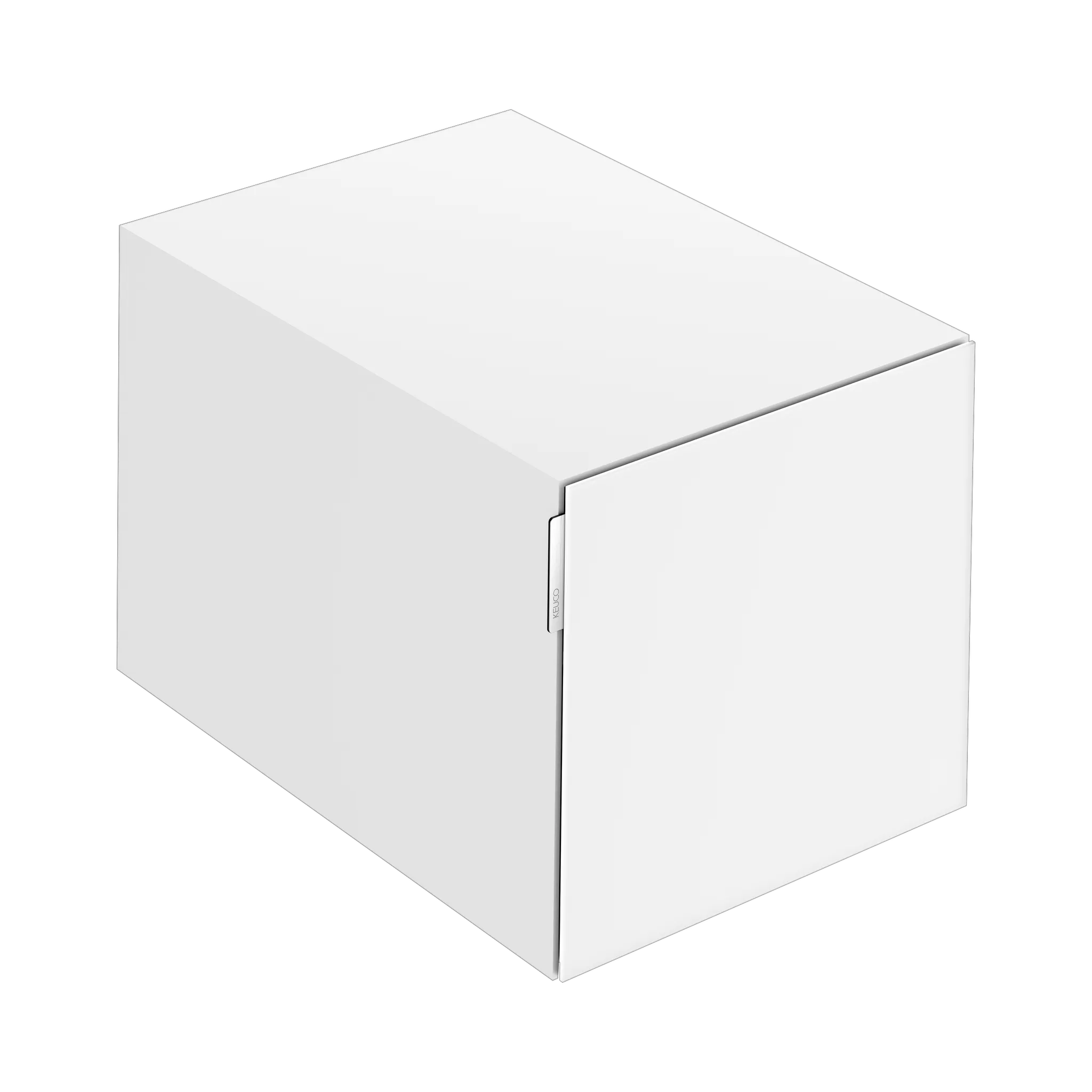 KEUCO Edition 11 Art Sideboard mit Auszug 400x350x490 weiß/Glas weiß satiniert