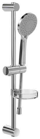 Gleitstangekombination TVS10900400061, Befestigung verdeckt 7,6 cm in Chrom Gleitstangekombination TVS10900400061, Befestigung verdeckt 7,6 cm in Chrom