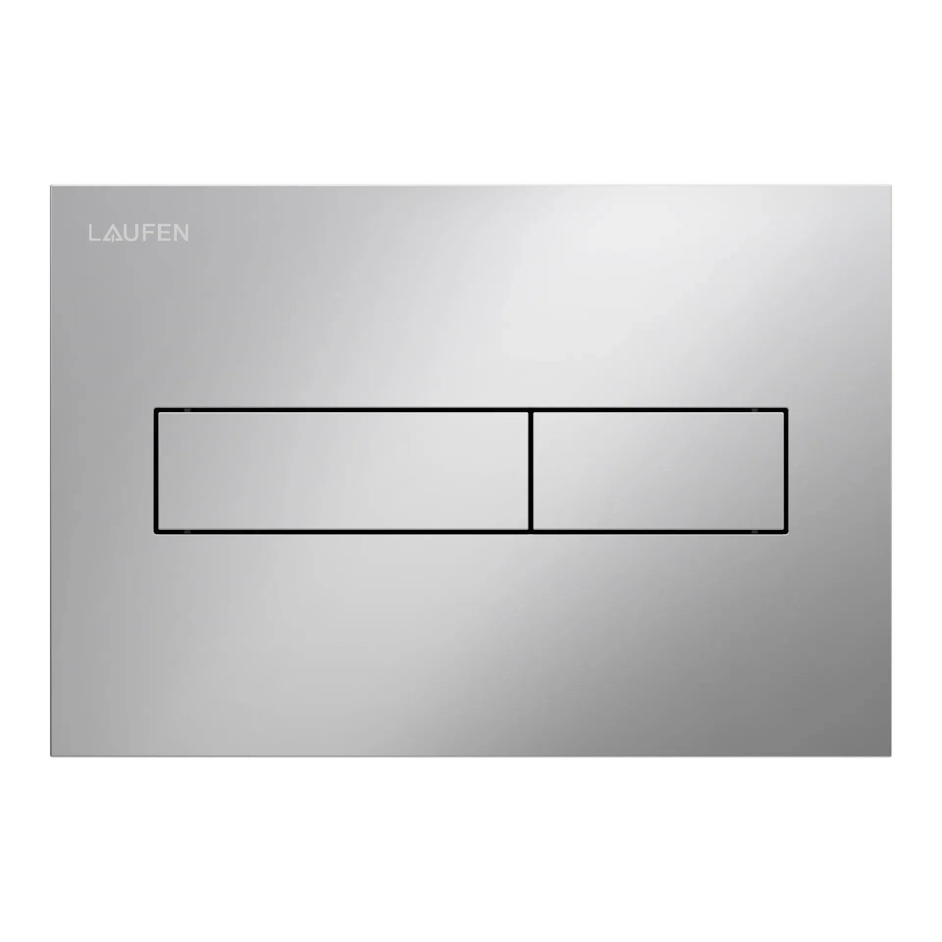 Betätigungsplatte HORIZON INEO 213x145x6, aus Kunsstoff, für Frontbetätigung oder Betätigung von oben, für Unterputz-Spülkasten mit Dual-Flush 2-Mengen-Spülsystem, weiß