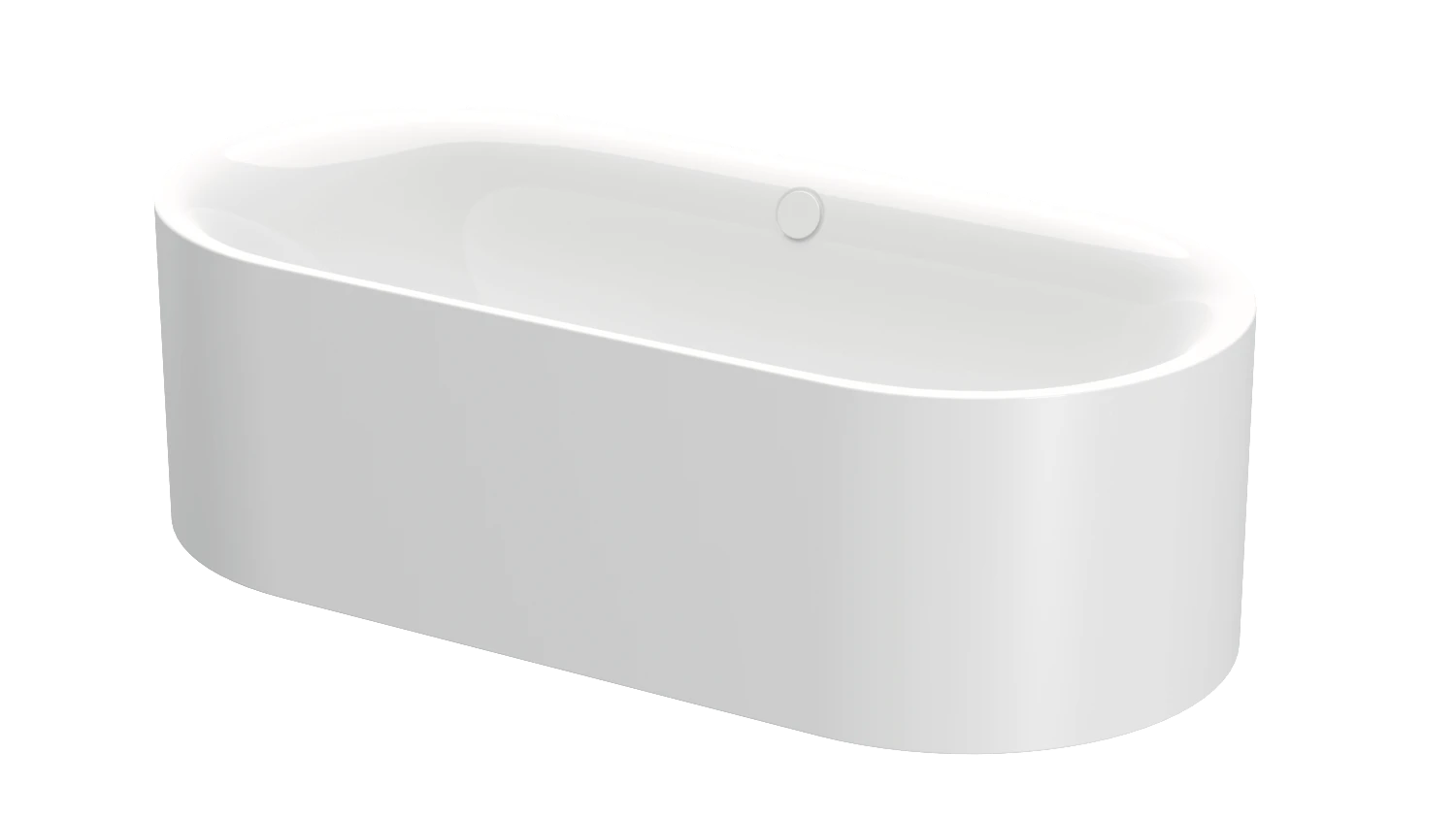 Bette oval Badewanne „BetteLux Oval Silhouette“ 190 × 90 cm in Weiß