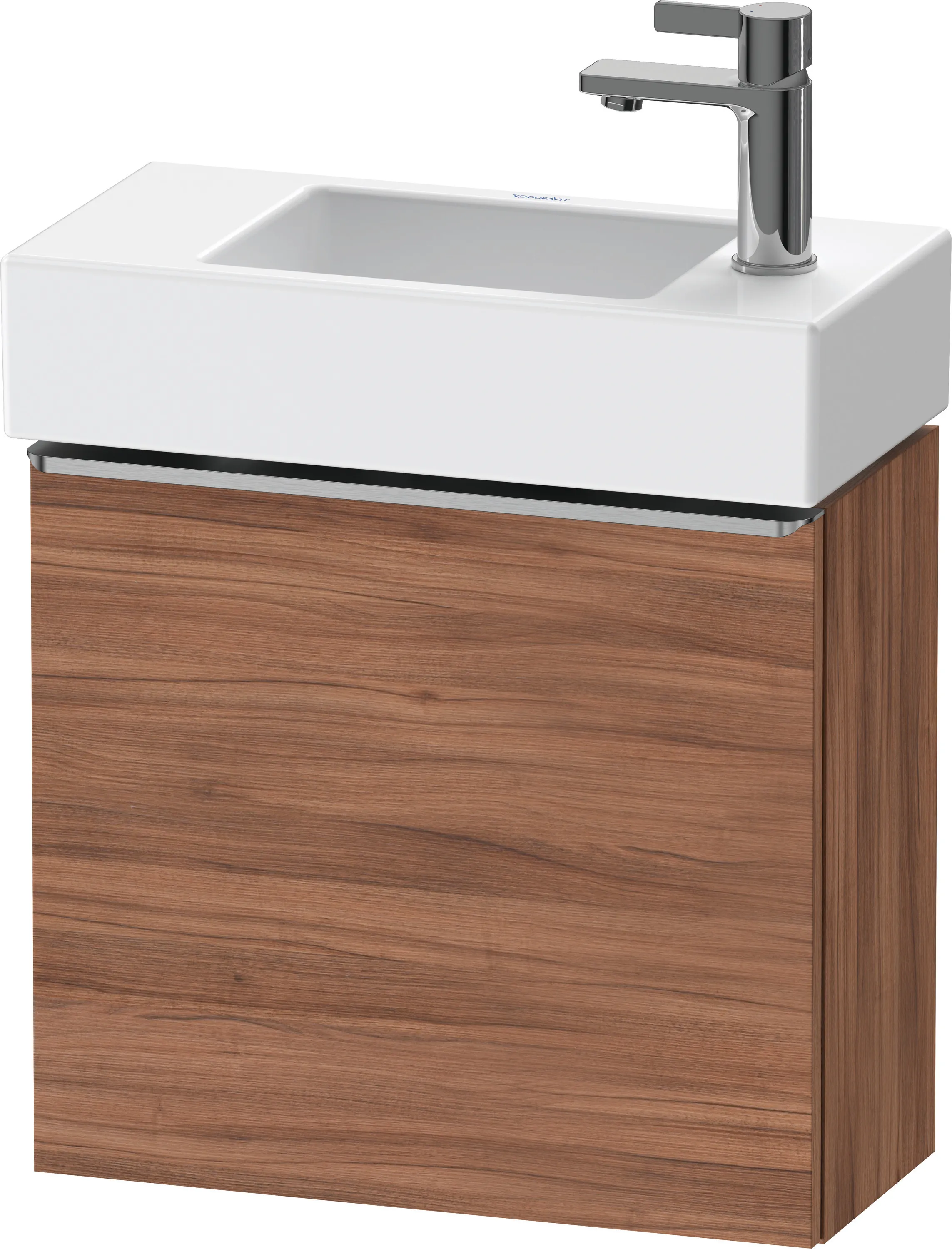 Duravit Waschtischunterschrank wandhängend „D-Neo“ 48,4 × 44 × 22,2 cm Nussbaum Natur
