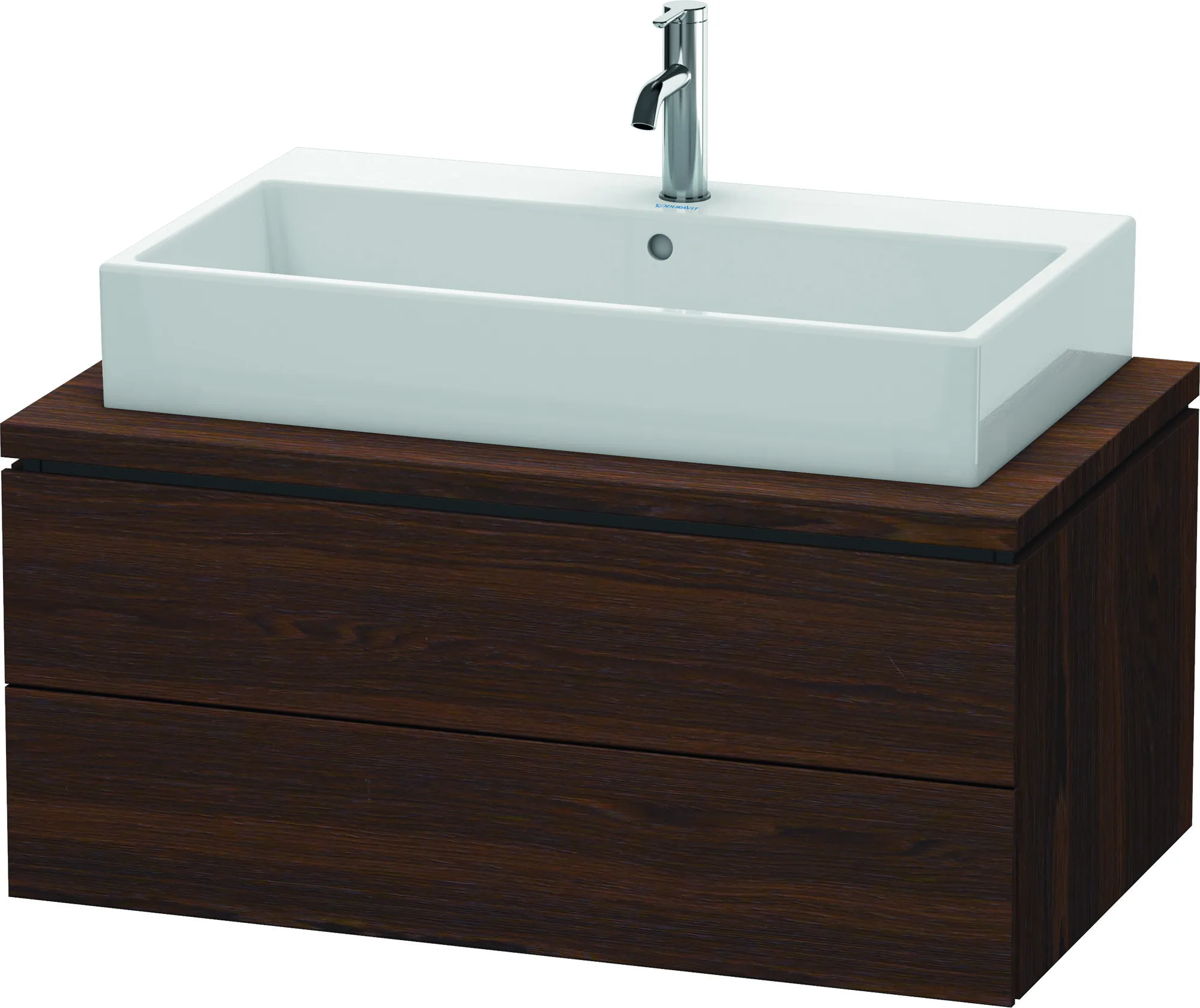 Duravit Waschtischunterschrank wandhängend „L-Cube“ 92 × 40 × 54,7 cm Nussbaum gebürstet Duravit Waschtischunterschrank wandhängend „L-Cube“ 92 × 40 × 54,7 cm Nussbaum gebürstet