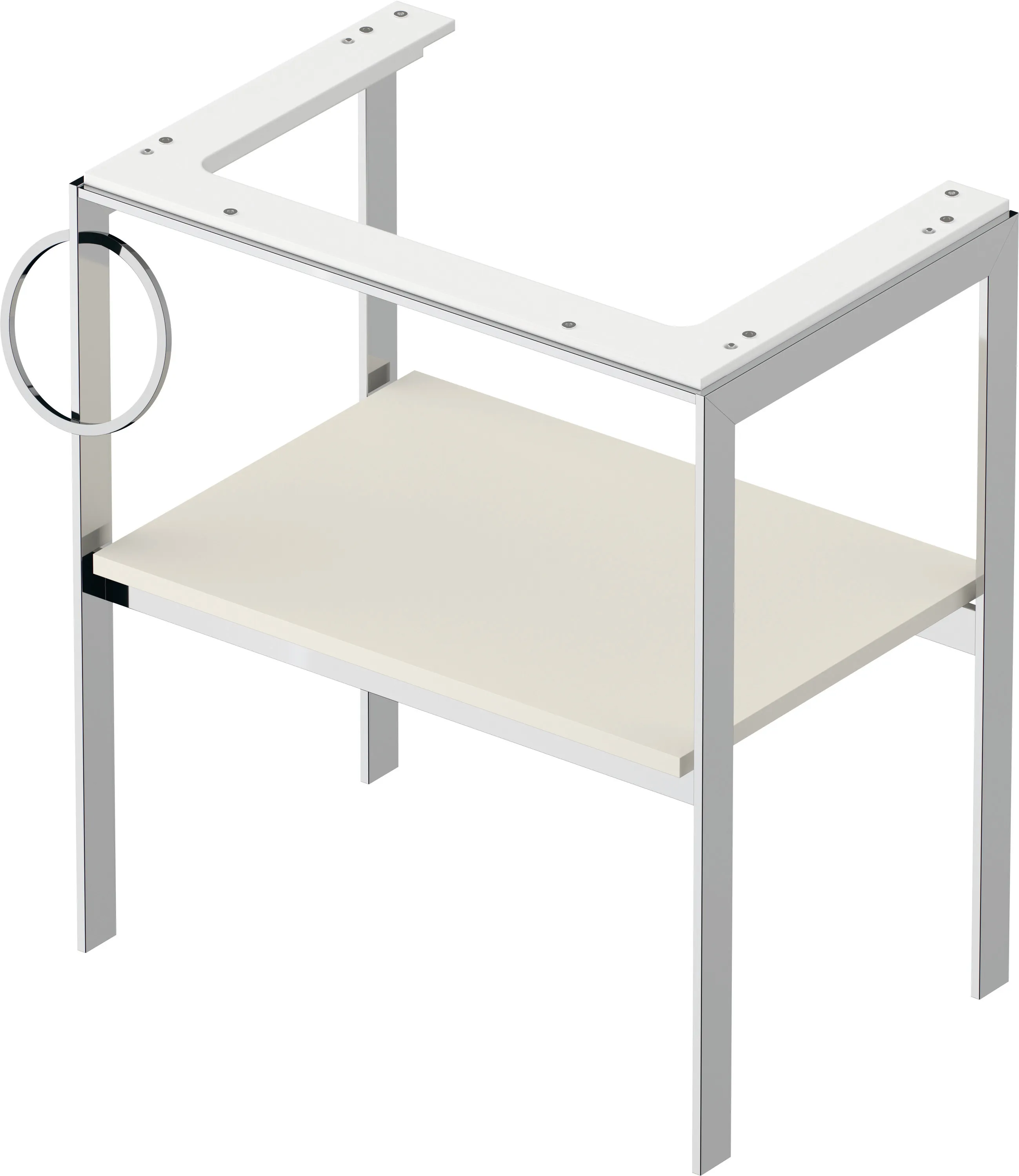 Duravit Konsole „White Tulip“ in Nordic Weiß Seidenmatt