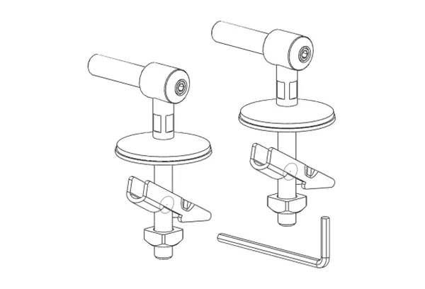 Laufen Scharnier mit Absenkautomatik für WC-Sitze H891700 Laufen Scharnier mit Absenkautomatik für WC-Sitze H891700
