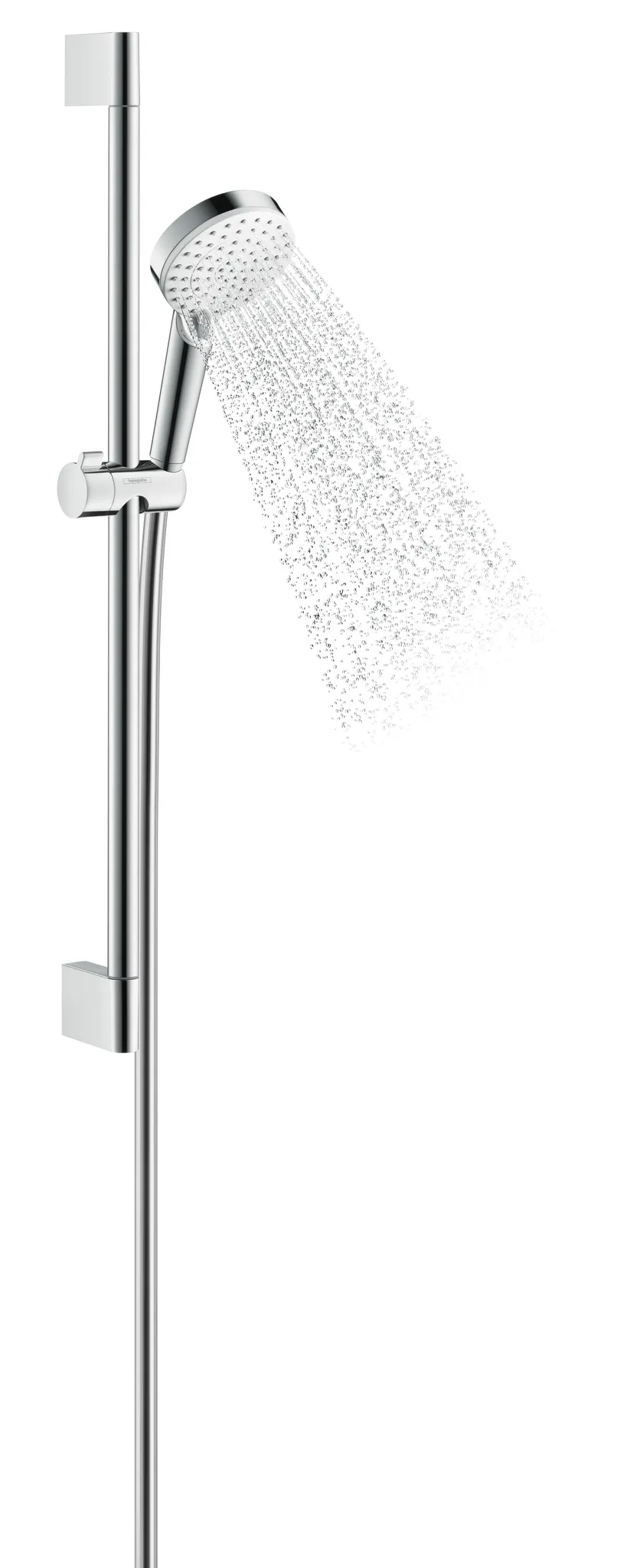 Brausenset Crometta Vario EcoSmart 6 l/min/Unica 650mm weiss/chrom Brausenset Crometta Vario EcoSmart 6 l/min/Unica 650mm weiss/chrom