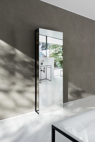 Bette Standspiegel „BetteLux Shape“ 60 × 190 cm in Weiß (matt)