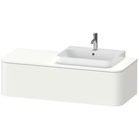 Duravit Waschtischunterschrank wandhängend „Happy D.2 Plus“ 130 × 35,4 × 55 cm, rechts Duravit Waschtischunterschrank wandhängend „Happy D.2 Plus“ 130 × 35,4 × 55 cm, rechts