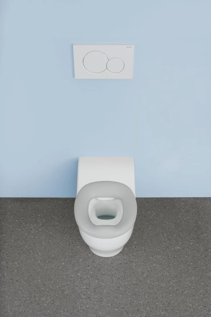 WC „Bambini“, Befestigung verdeckt WC „Bambini“, Befestigung verdeckt