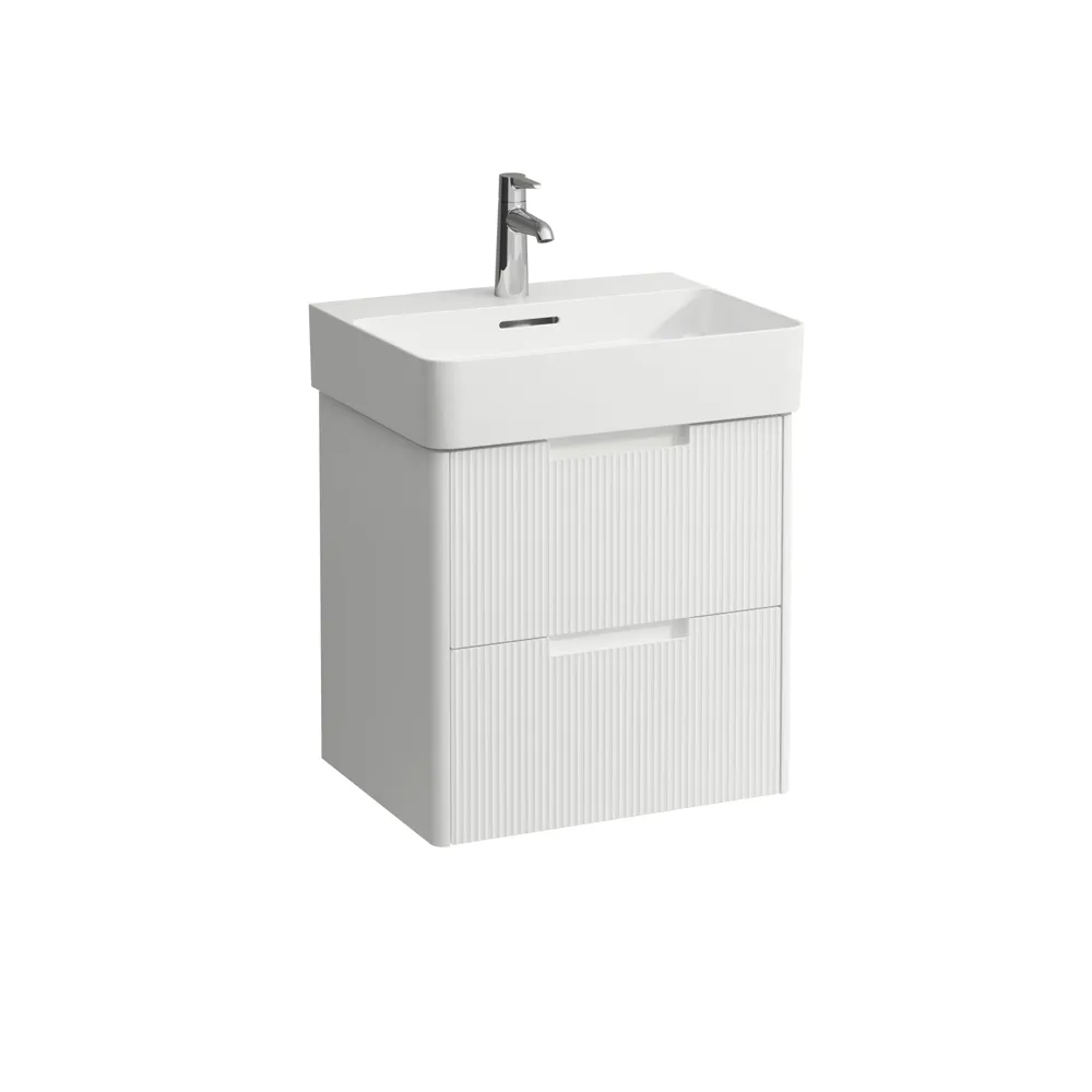 Waschtischunterbau JUNA für VAL 400x521x515 2 Schubladen mit Griffmulde für Waschtisch H810282 weiß matt Waschtischunterbau JUNA für VAL 400x521x515 2 Schubladen mit Griffmulde für Waschtisch H810282 weiß matt