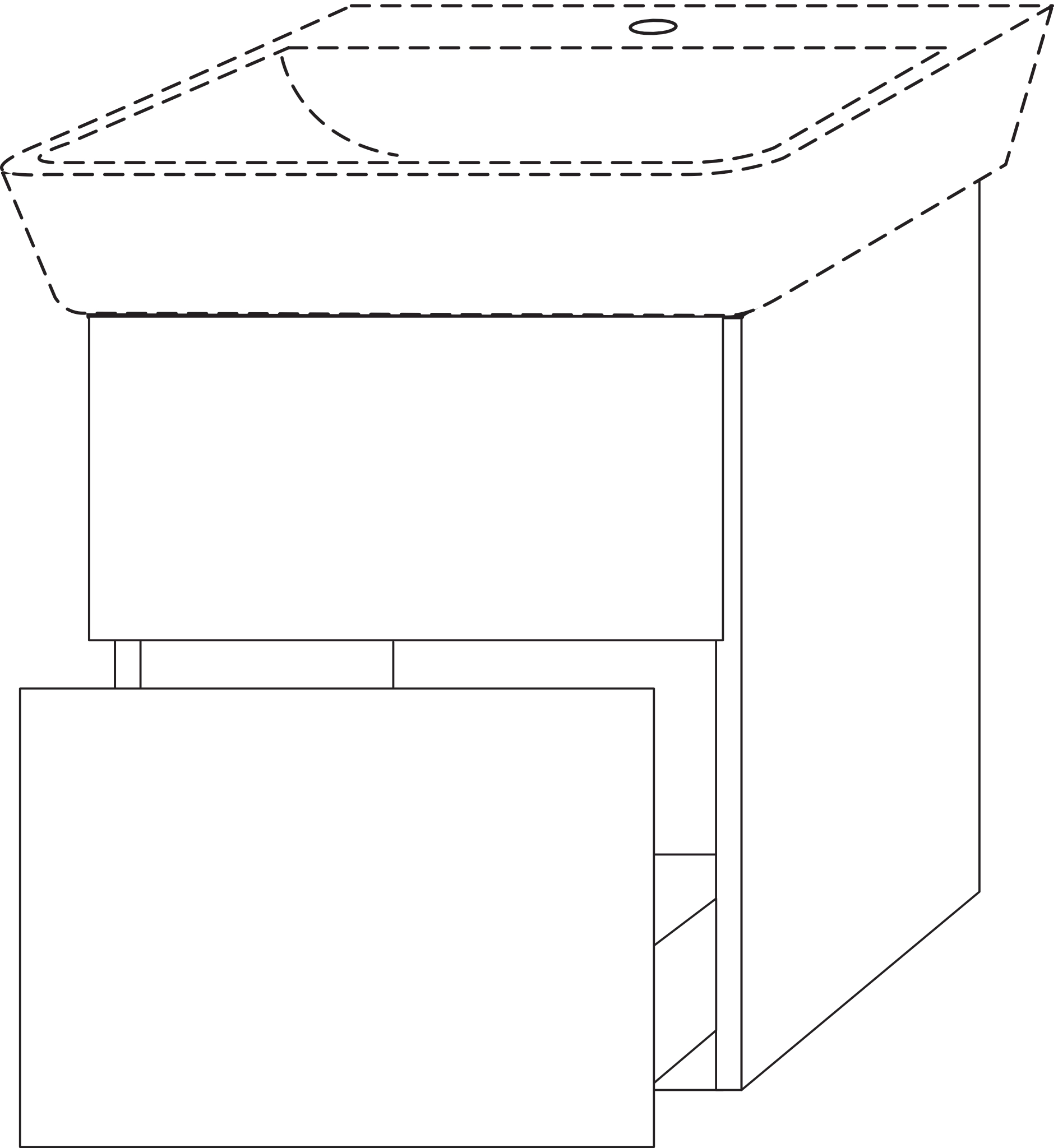 Sanipa Waschtischunterschrank „3way“ passend zu Keramik-Waschtische Connect Air Cube von Ideal Standard 480 × 582 × 402 mm in Weiß (glanz) Sanipa Waschtischunterschrank „3way“ passend zu Keramik-Waschtische Connect Air Cube von Ideal Standard 480 × 582 × 402 mm in Weiß (glanz)