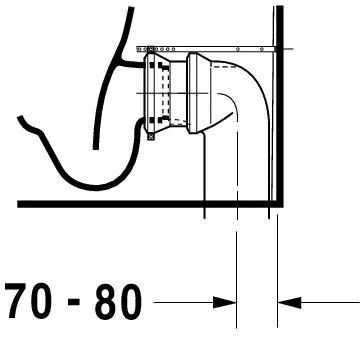 Stand-WC Kombi Darling New 630 mm Tiefspüler,f.SPK,Abg.Vario,weiß,HYG