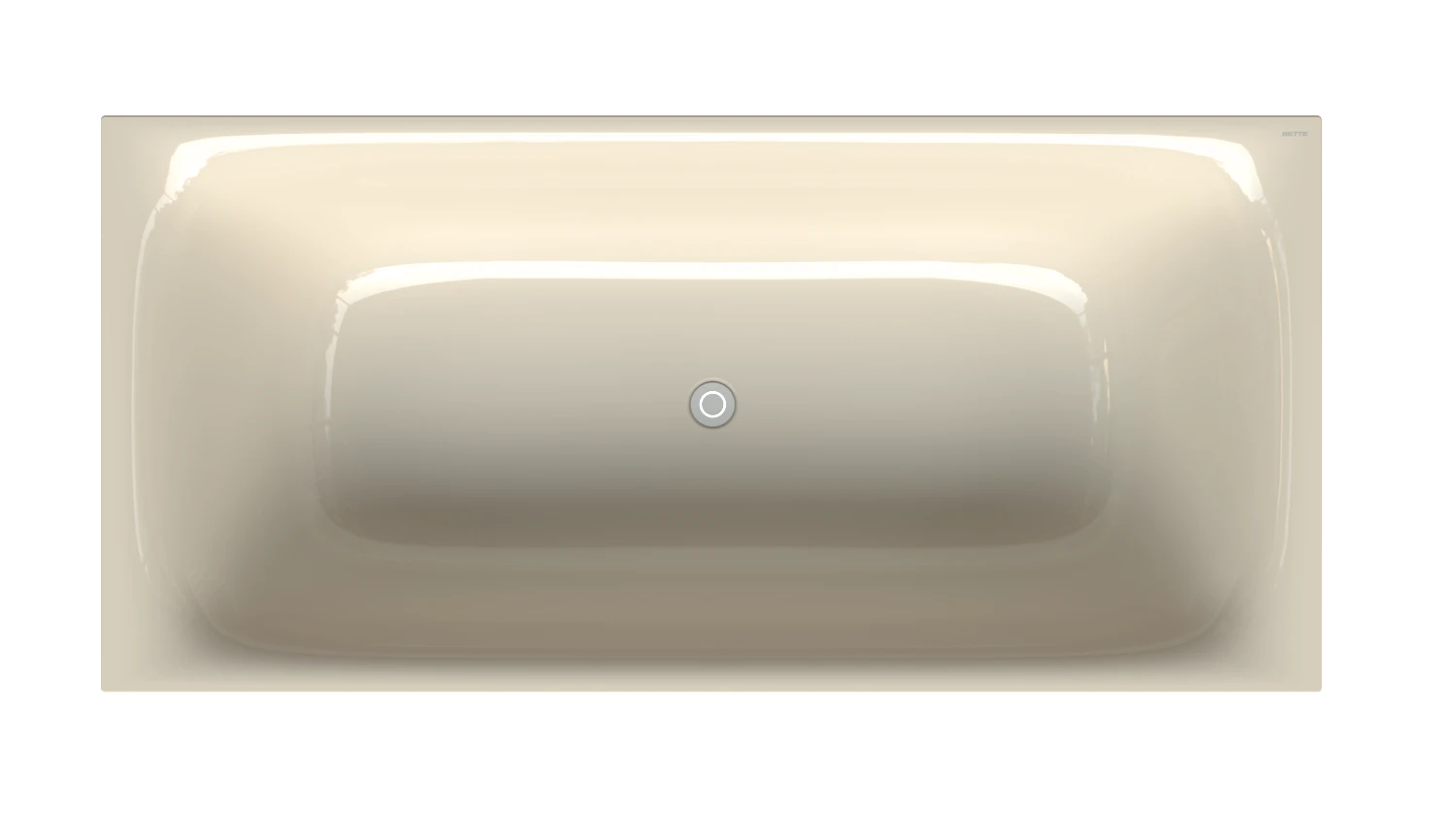 Bette Badewanne „BetteLux Shape“ rechteck 190 × 90 cm in Pergamon
