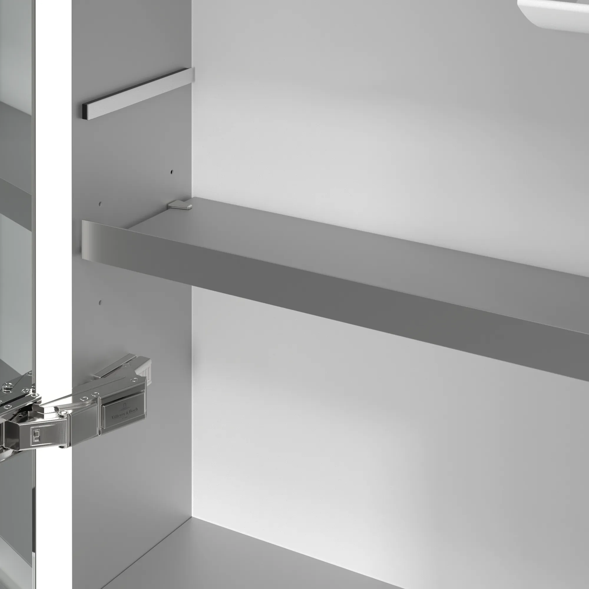 Villeroy & Boch Einbau-Spiegelschrank My View Now, 1200x750x168 mm, glänzend, mit Beleuchtung und Absenkautomatik Villeroy & Boch Einbau-Spiegelschrank My View Now, 1200x750x168 mm, glänzend, mit Beleuchtung und Absenkautomatik