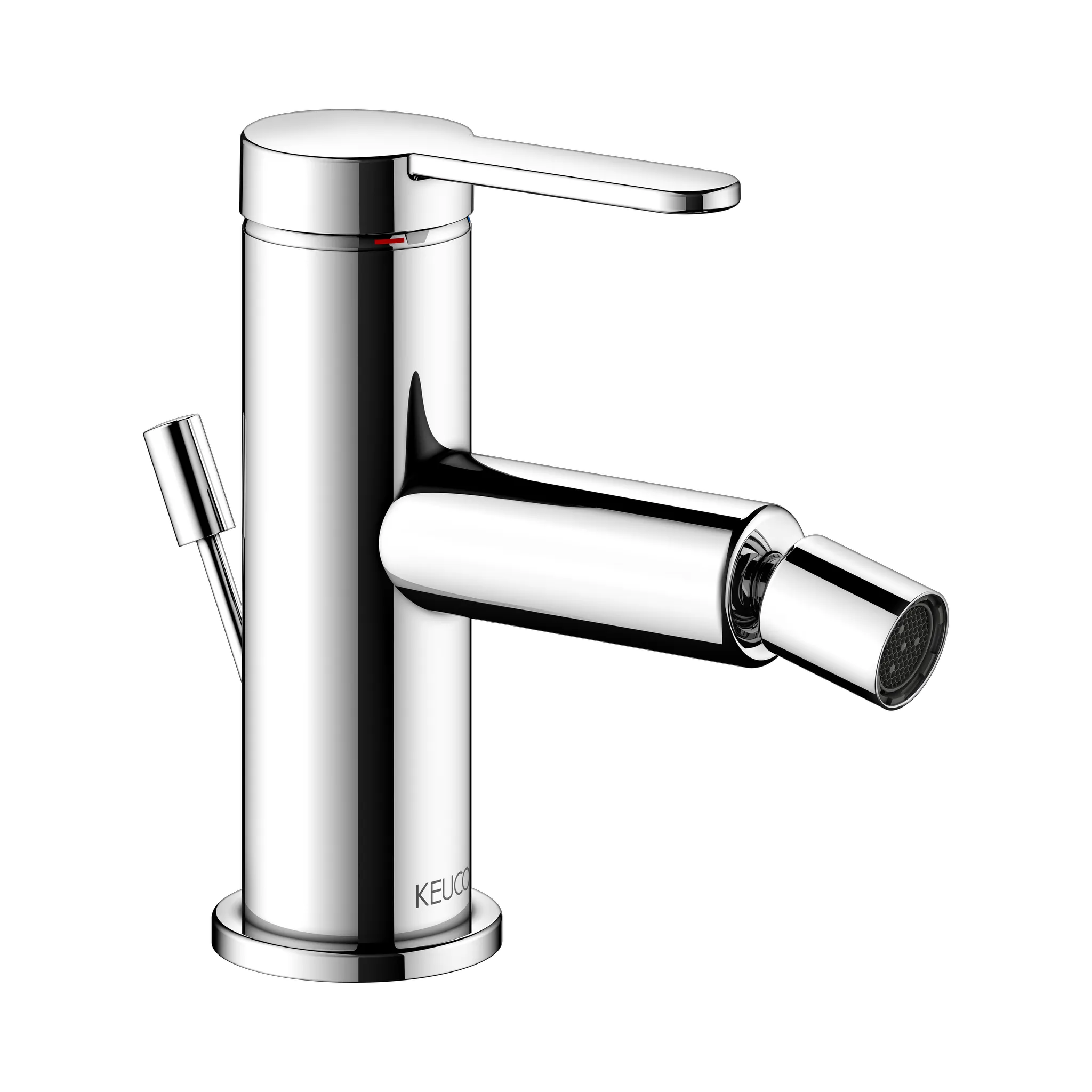 KEUCO IXMO Einhebel-Bidetmischer IXMO Flat mit Zugstangen-Ablaufgarnitur IXMO Flat, Rosette rund verchromt KEUCO IXMO Einhebel-Bidetmischer IXMO Flat mit Zugstangen-Ablaufgarnitur IXMO Flat, Rosette rund verchromt