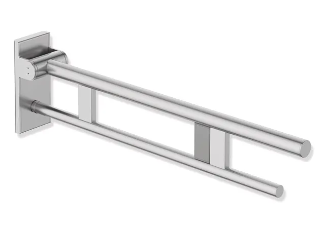 HEWI System 900 Mobiler Stützklappgriff Duo, Design A, Edelstahl, 750 mm HEWI System 900 Mobiler Stützklappgriff Duo, Design A, Edelstahl, 750 mm