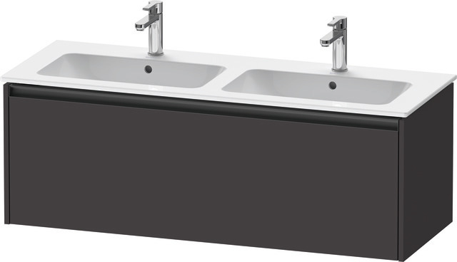 Duravit Waschtischunterschrank wandhängend „Ketho.2“ 128 × 44 × 48 cm